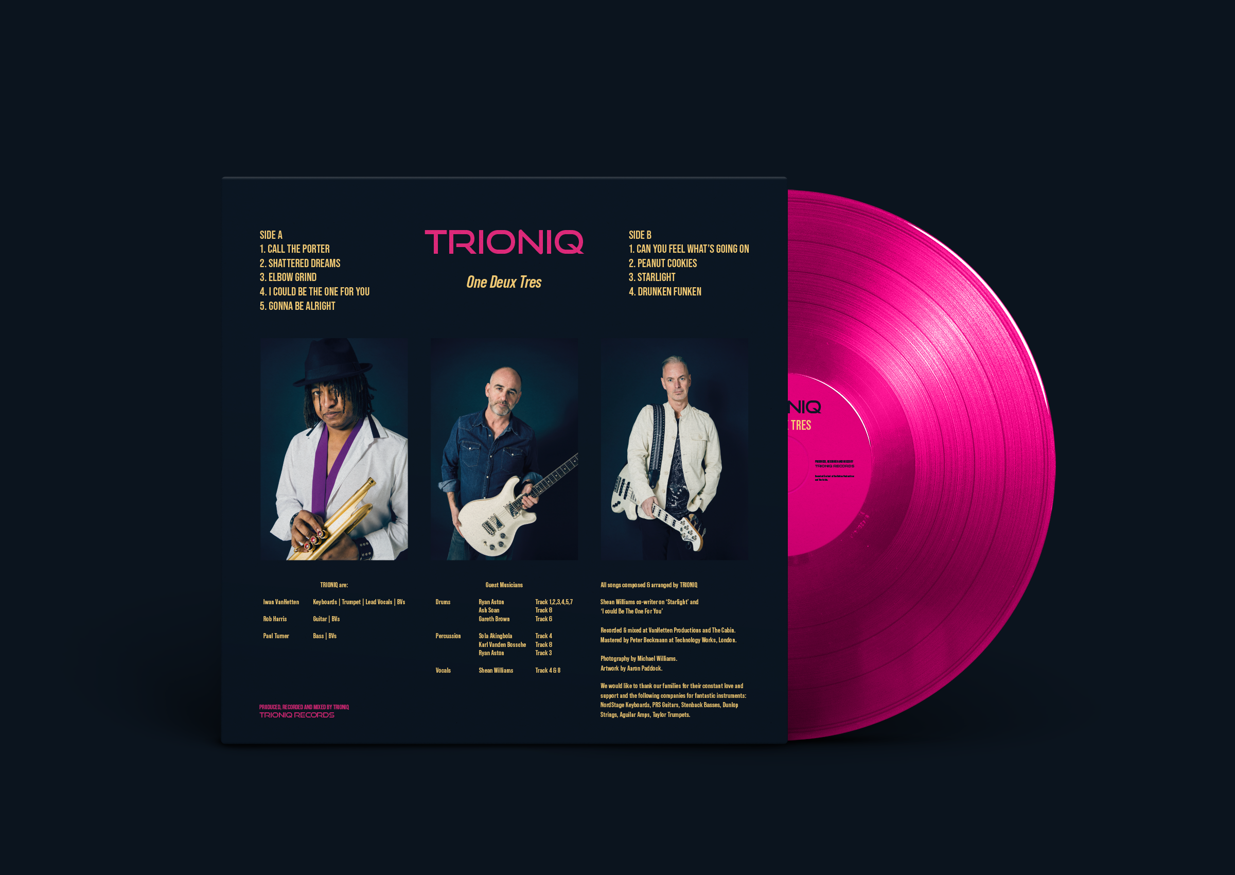 TRIONIQ - ONE DEUX TRES - Limited edition Vinyl - Image 2