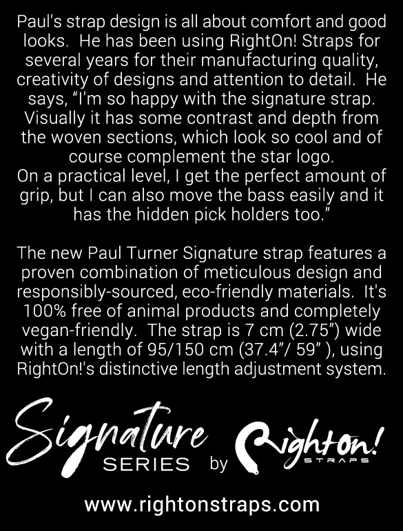 Signature Guitar Strap - White - Image 4